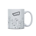 TAZA BLANCA PUÑO