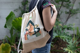 [Tienda A19 (70)] Bolsa mochila - mujer defensora
