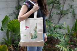 [Tienda A19 (70)] Tote bag yute - pajarito